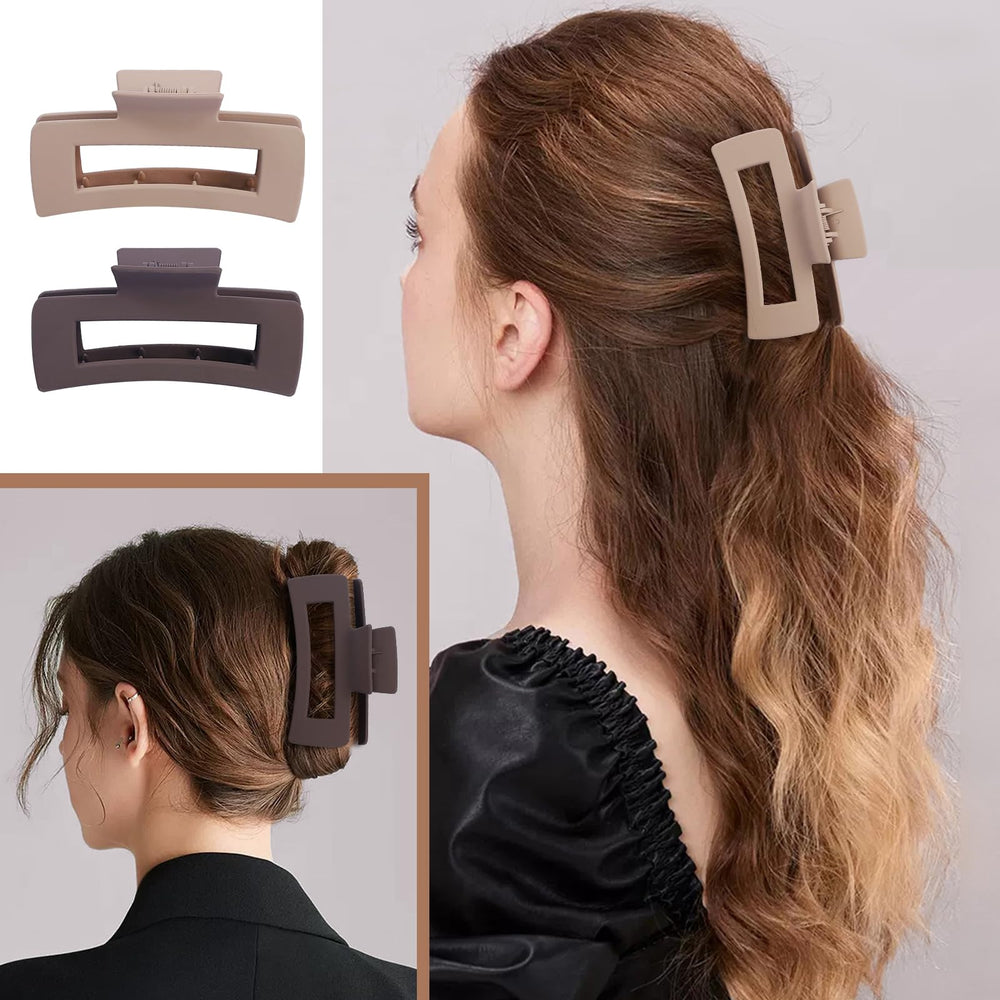 Mandydov clip securing a messy bun, comfortable all-day wear