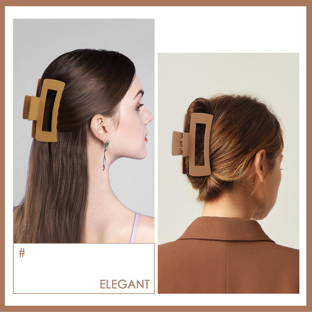 Mandydov clip next to a hand to show 4.1-inch scale for accurate size expectation