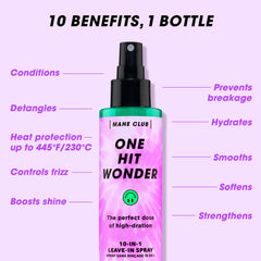 MANE CLUB spray mist action demonstrating lightweight application and even coverage