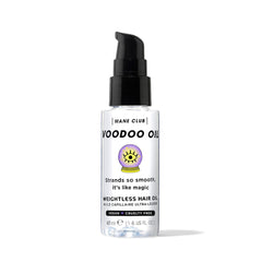 MANE CLUB bottle dropper pouring oil demonstrating lightweight application