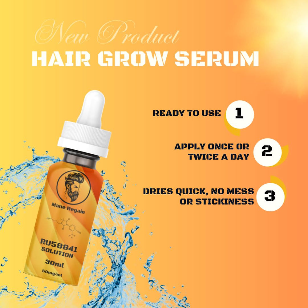 Mane Regain label close-up showing concentration and ingredient clarity benefit