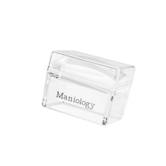 Maniology silicone stamper head close-up highlighting clarity and crisp pickup benefit
