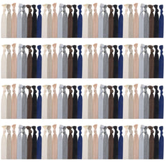 manipepe front pack shows 120 neutral hair ties and easy bulk supply benefit