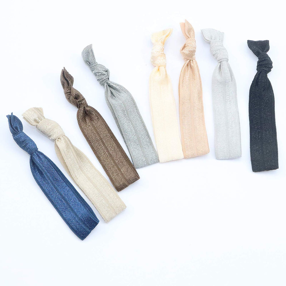 manipepe hair tie in knotted ponytail shows comfortable secure hold benefit