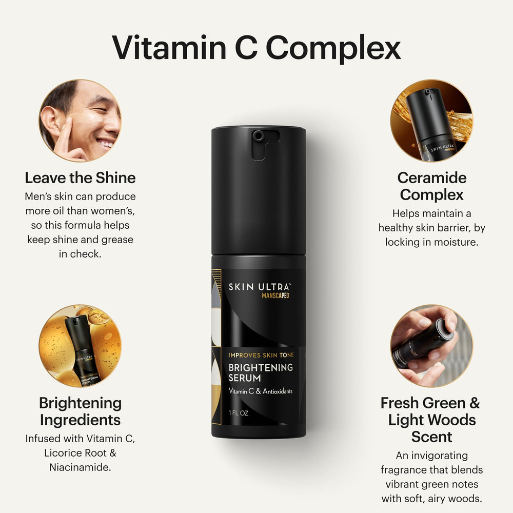 MANSCAPED moisturizer application on face showing quick absorption and matte finish