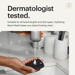 MANSCAPED lather texture close-up demonstrating gentle foaming benefit