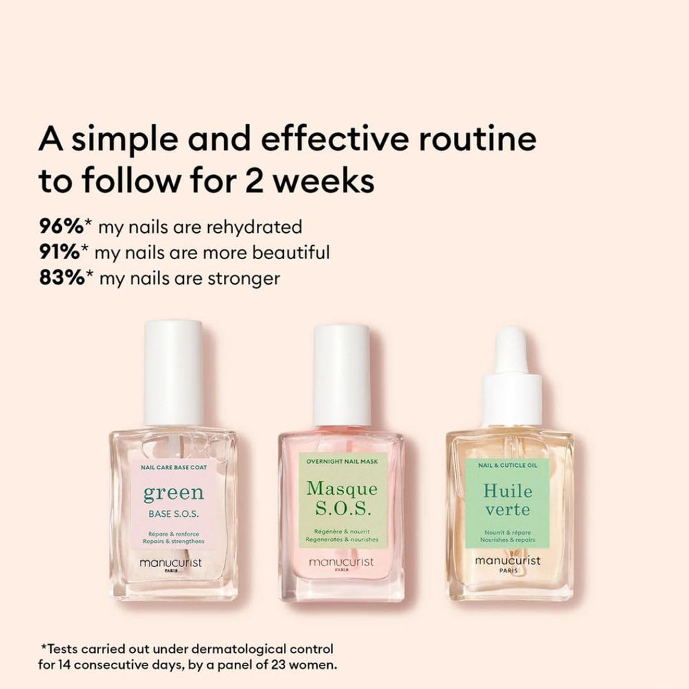Manucurist Green Oil dropper with oil texture nourishing nails and cuticles