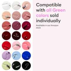 Manucurist Top Coat on painted nails showing high-shine, protective finish benefit