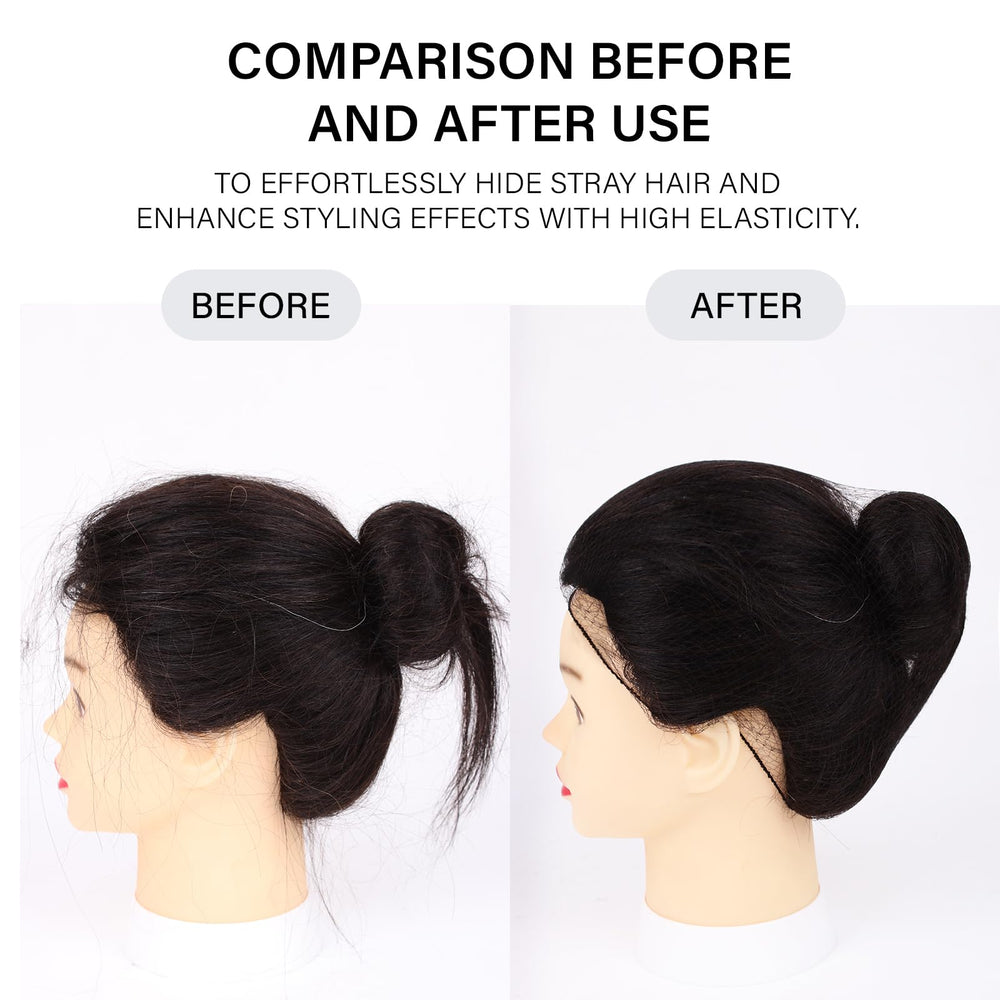MaopaoBeauty sleeping cap worn overnight to protect bun and reduce frizz