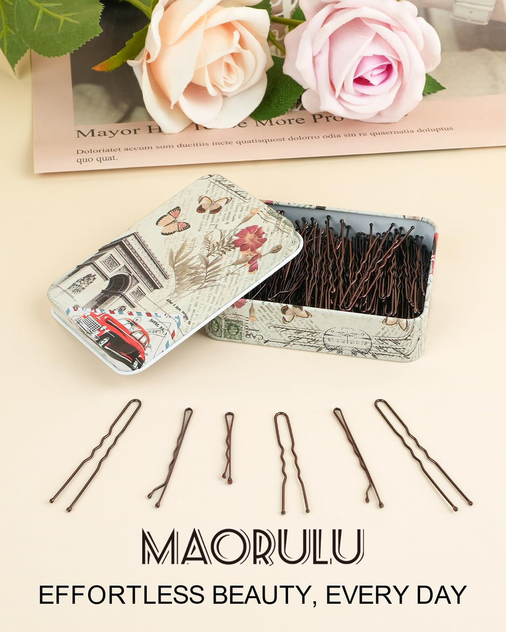 MAORULU compact case inside purse for travel-ready styling