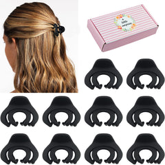 MAORULU front packaging showing 10 black matte mini clips, convenient storage benefit