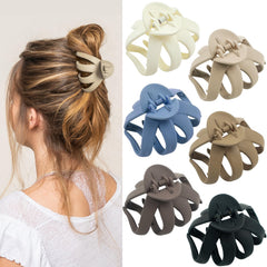 MAORULU front view of six clips showing neutral colors and durable build benefits