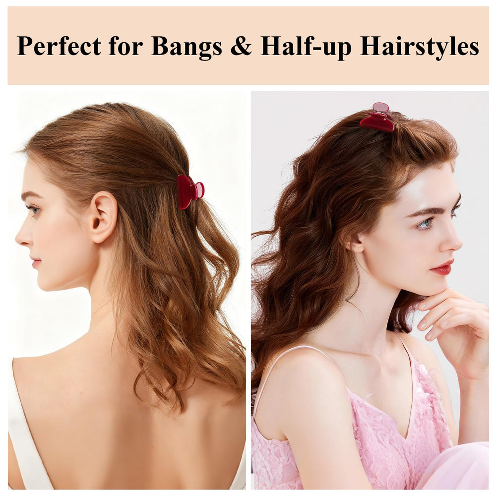 MAORULU clip securing bangs in place for tidy, casual styling
