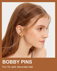 MAORULU U-pins securing a bun for long-lasting updo support