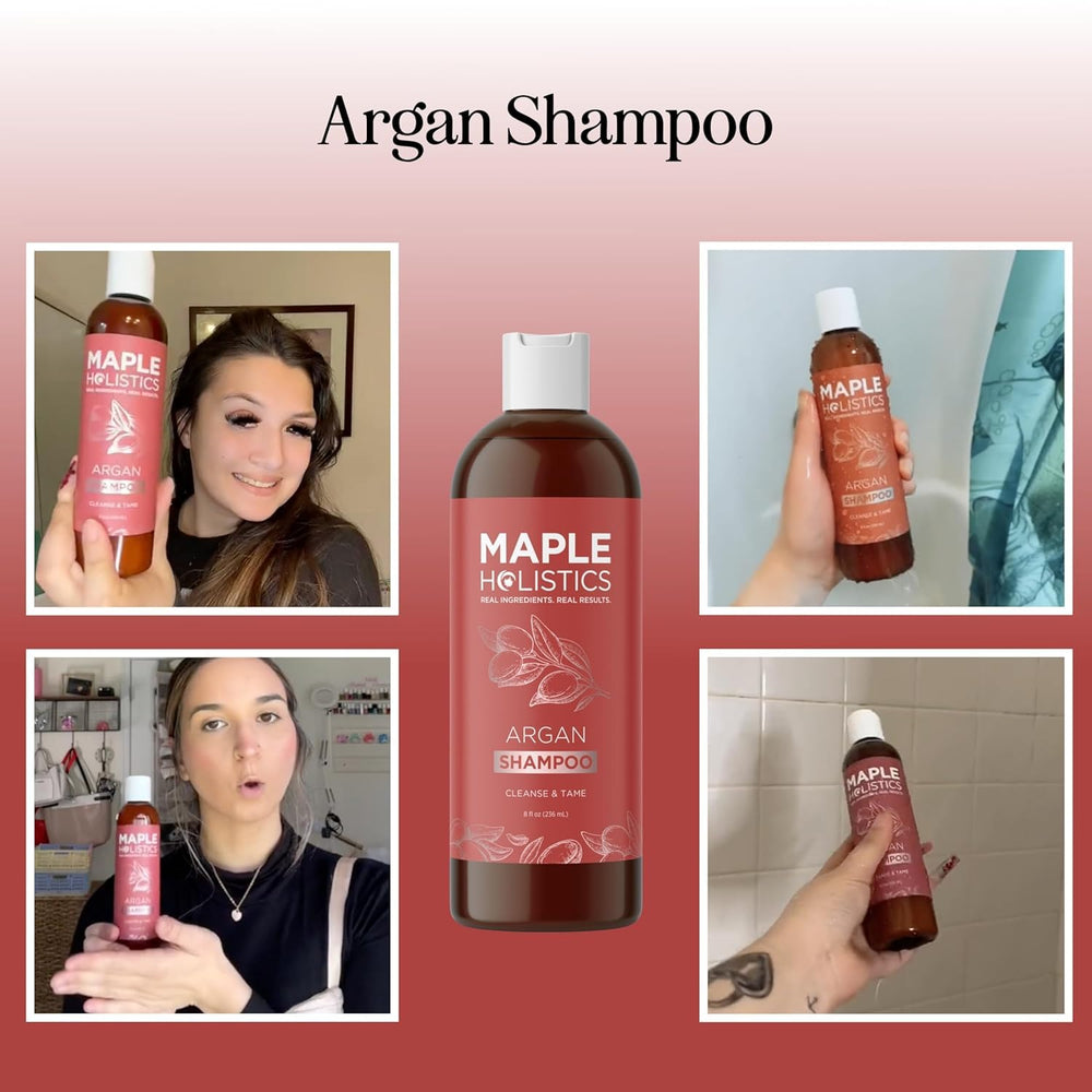 Maple Holistics close-up of shampoo texture highlighting smooth moisturizing lather