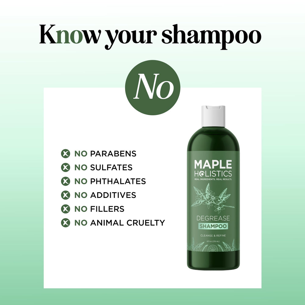 Maple Holistics shampoo lather in shower demonstrating effective deep cleanse