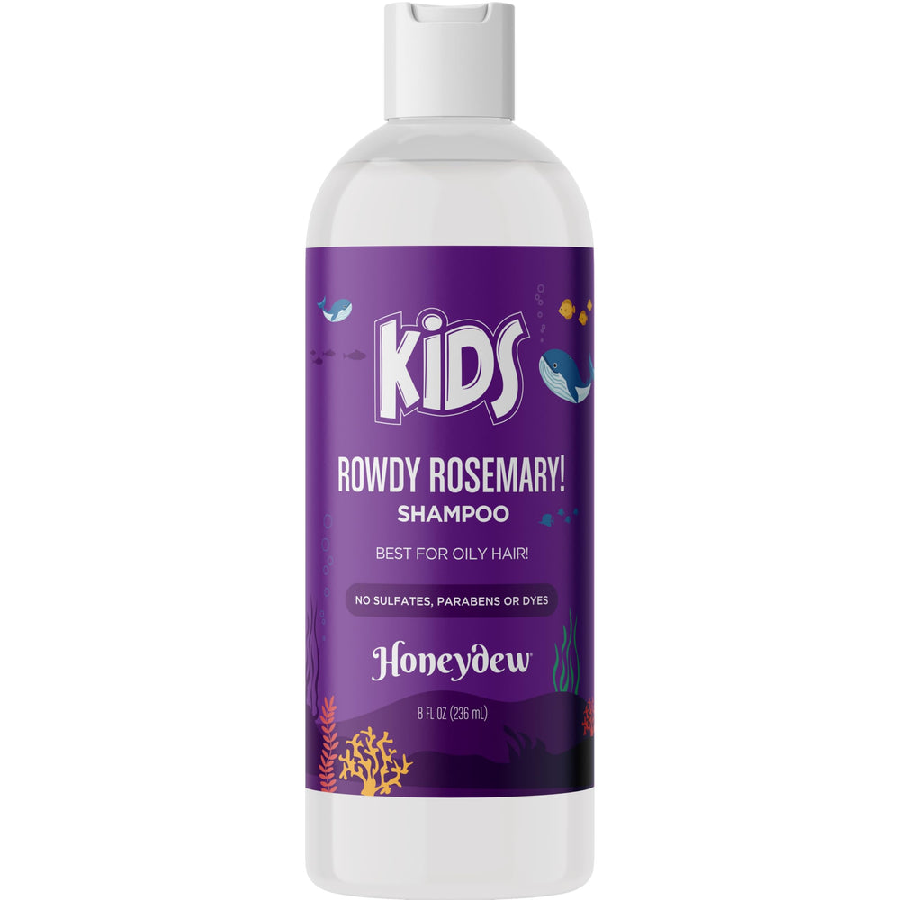 Maple Holistics front label showing kid-friendly clarifying shampoo benefits