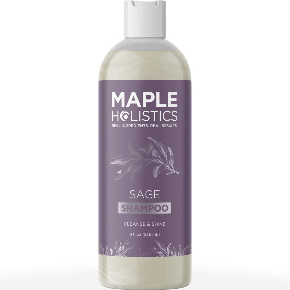 Maple Holistics front bottle showing product clarity and brand