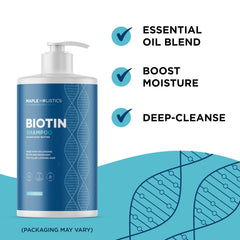 Maple Holistics shampoo lather texture demonstrating gentle foam
