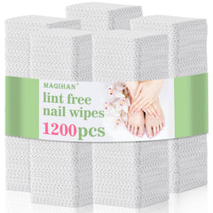MAQIHAN front packaging showing 1200 lint free wipes and benefits