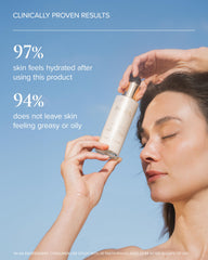 MARA bottle on bathroom shelf suggesting clean, daily skincare routine
