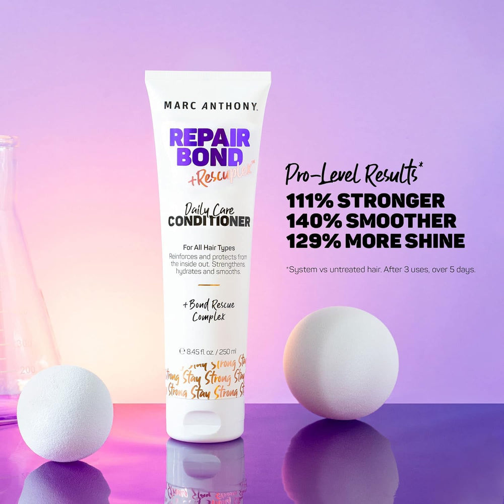 Marc Anthony creamy conditioner texture close-up for smooth application