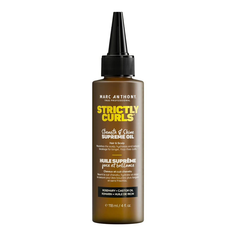 Marc Anthony front bottle view showing product and benefits