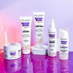 Marc Anthony lifestyle image of sleek shiny hair after using the smoothing cream