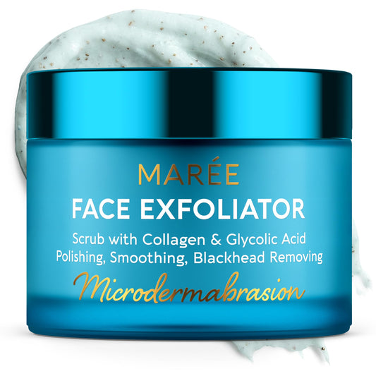MAREE front packaging showing product and claims for clear skin