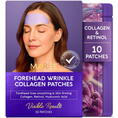 MAREE front packaging showing forehead wrinkle patches and benefits