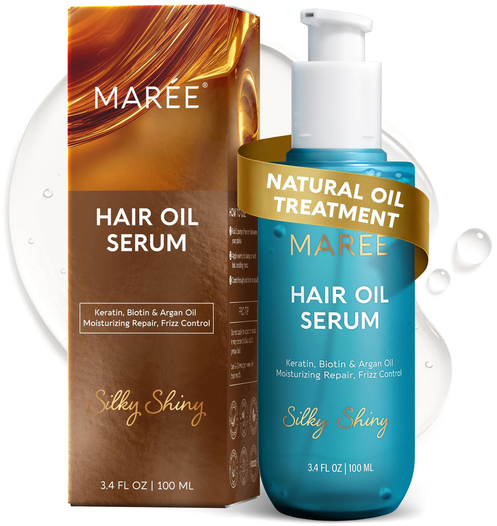 MAREE front packaging showing sleek bottle and product name for easy identification and storage