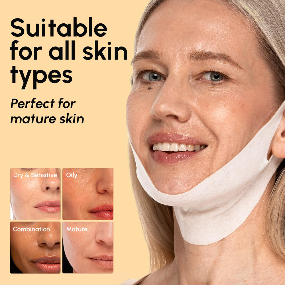 MAREE lifestyle image of relaxed woman using mask at home for self-care