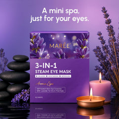 MAREE mask inside travel bag demonstrating portability and easy packing