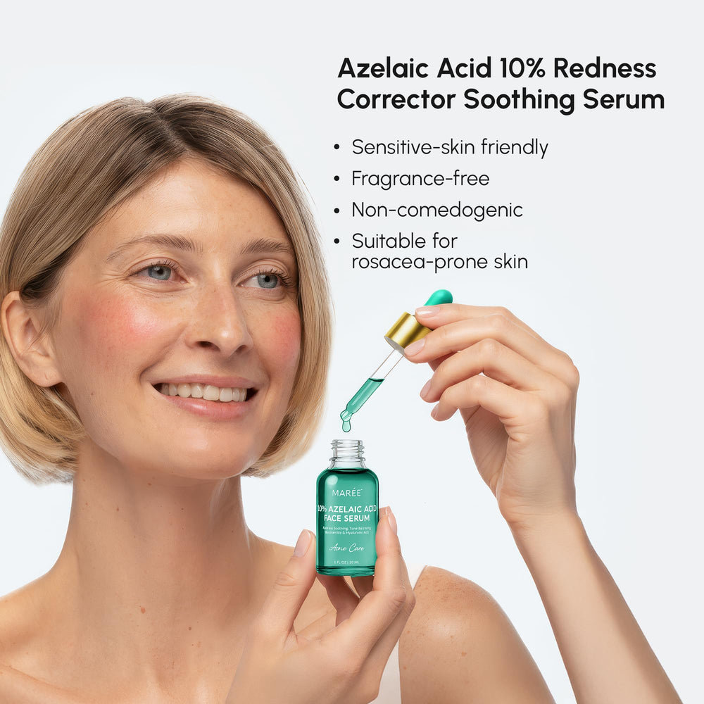 MAREE close-up serum drop highlight hydrating silky texture