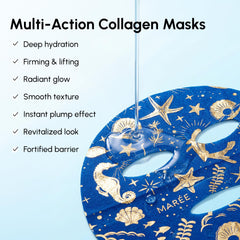 MAREE serum texture on skin showing rich hyaluronic hydration benefit