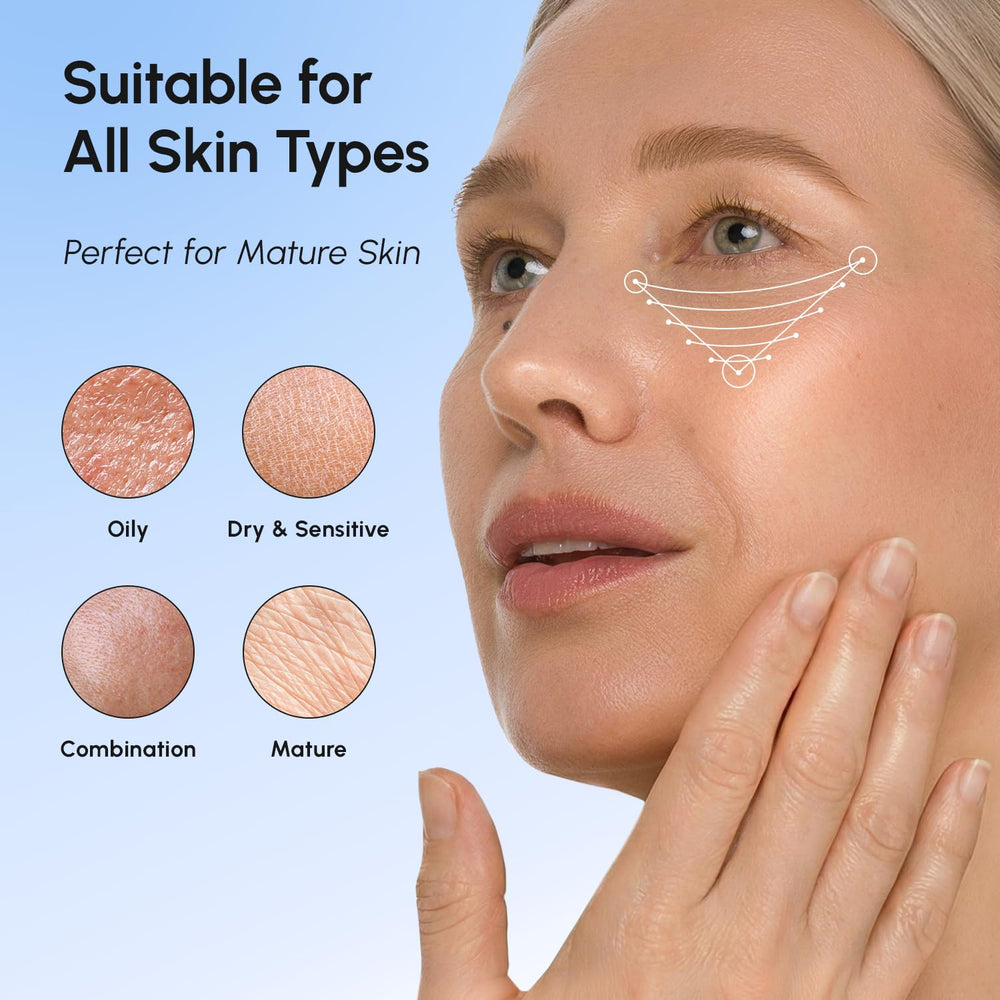 MAREE patch next to ruler illustrating size and coverage for precise under-eye application