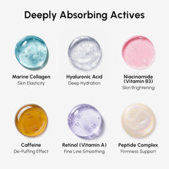 MAREE hydrogel texture detailed shot showing concentrated actives for deep hydration