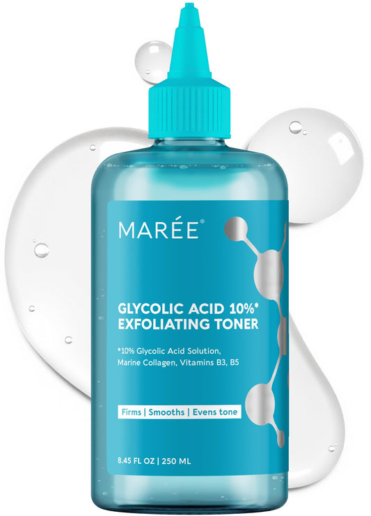 MAREE toner front packaging shows product and benefits