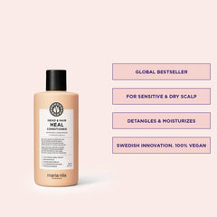 Maria Nila back label with ingredients and usage instructions for reassurance