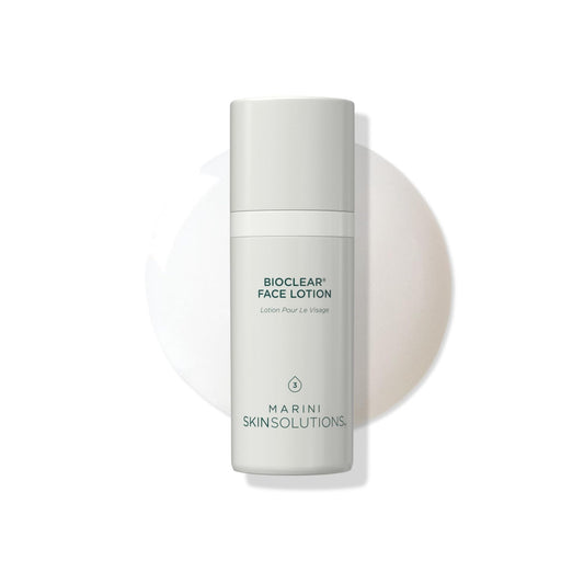 Marini SkinSolutions Bioclear front packaging shows product and label benefits