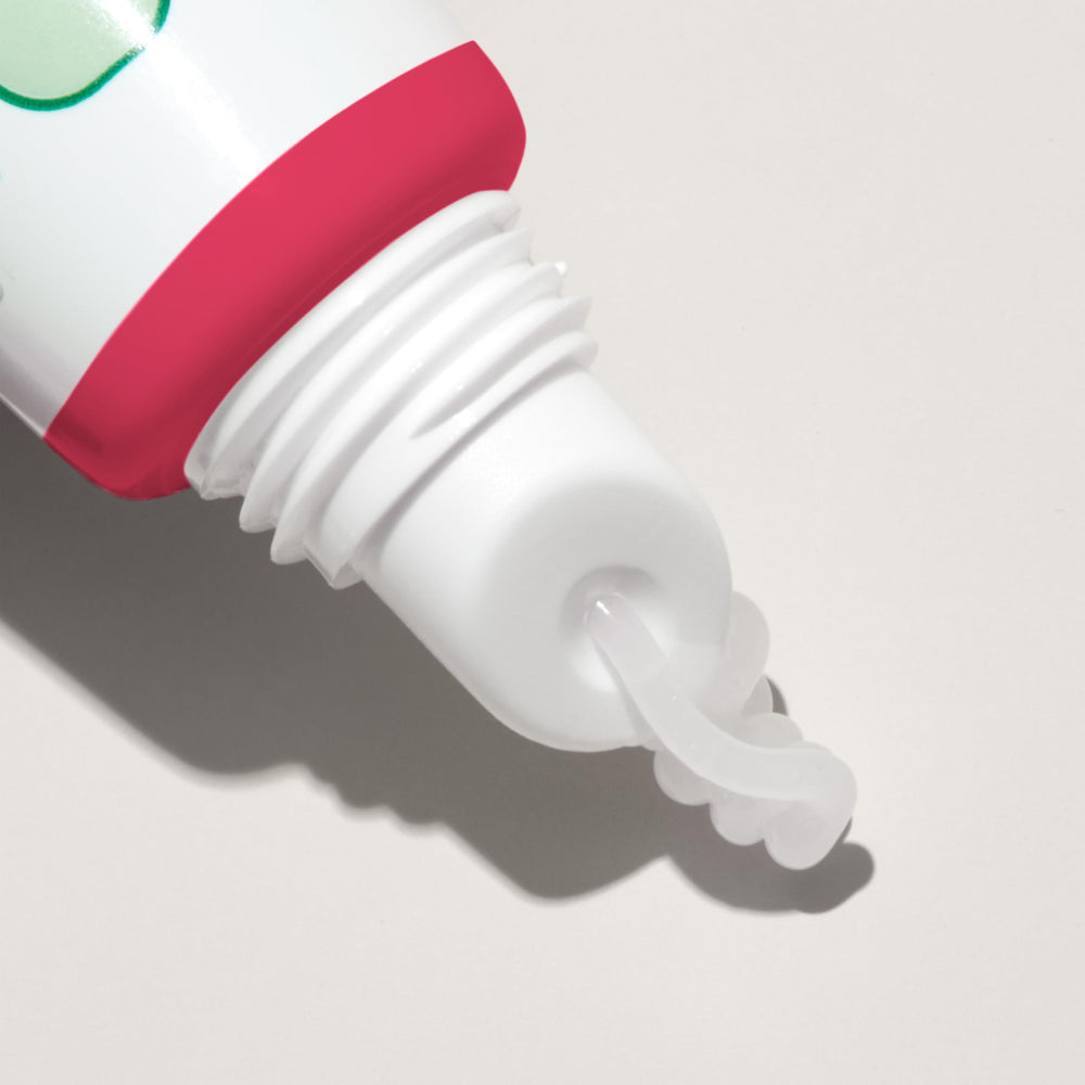 Mario Badescu application on lips demonstrating lightweight, non-sticky finish and softness