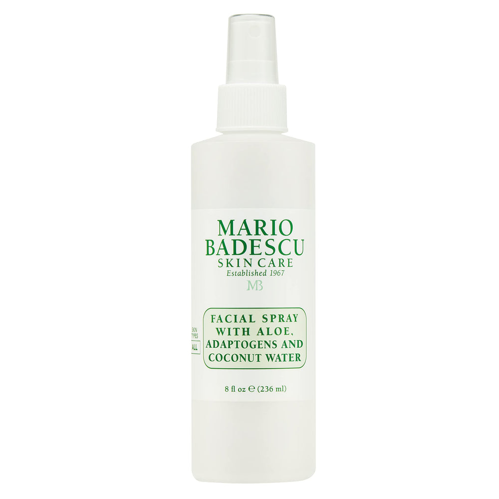Mario Badescu front bottle showing aloe and coconut for hydration