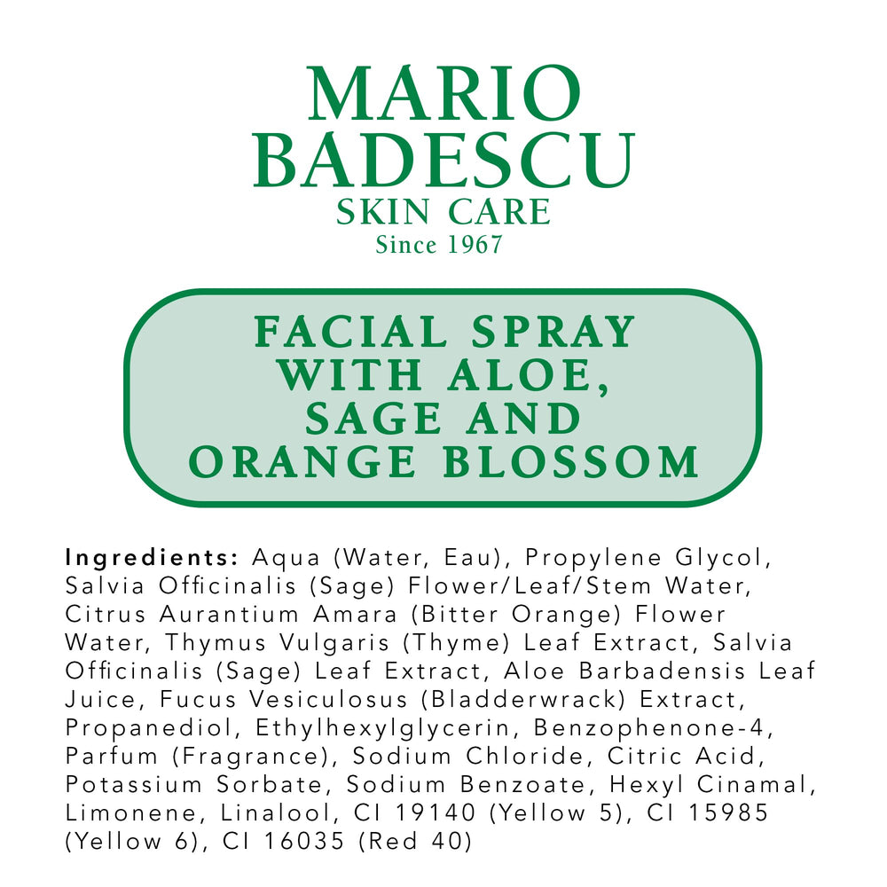 Mario Badescu on bathroom vanity styled to show everyday skincare convenience