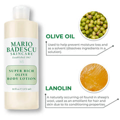 Mario Badescu 6 fl oz tube beside common items to show compact travel-friendly size