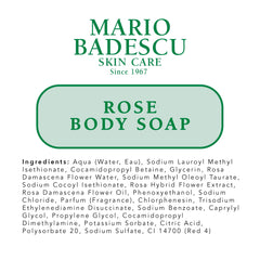 Mario Badescu bottle on bathroom shelf in calming setting encouraging self-care
