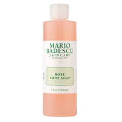 Mario Badescu front packaging showing bottle and branding, promises gentle cleanse
