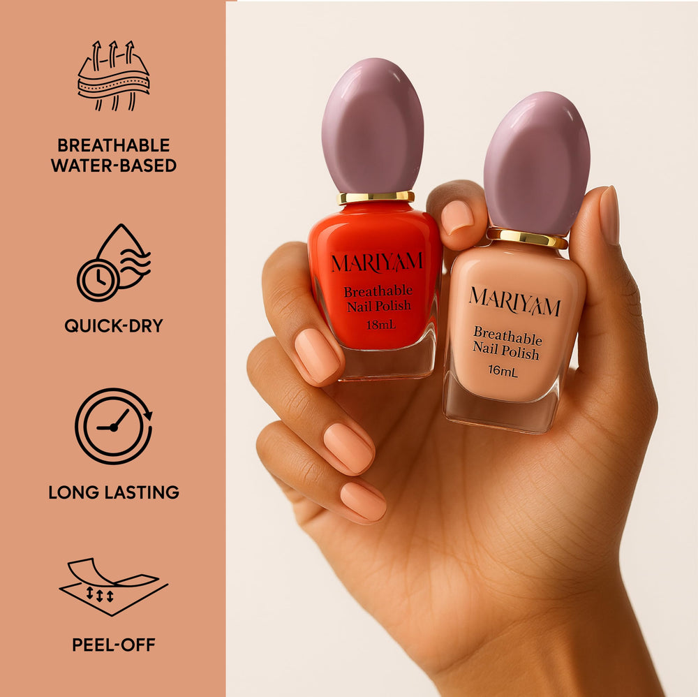 Mariyam bottle size comparison showing generous 16 ml volume advantage