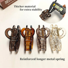 Markuii clip holding high ponytail, strong secure hold during activity