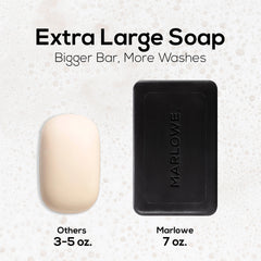 MARLOWE. soap on drying rack in bathroom lifestyle setting