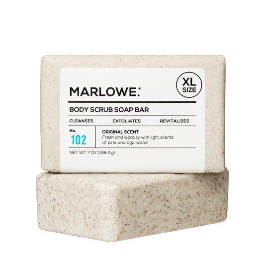 MARLOWE. front packaging showing sage fir bar and branding for clear identification